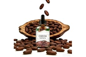 Cocoa essential oil(30ml/1FlOz) has a sweet and mellow fragrance and is suitable for body massage and hair care Diffusers,Hum