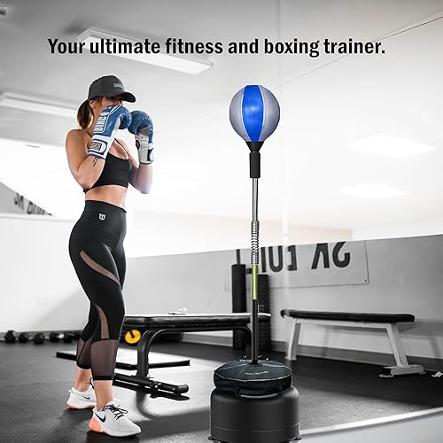 Fast Action Cobra Reflex Bag, Punching Bag with Stand Adult and