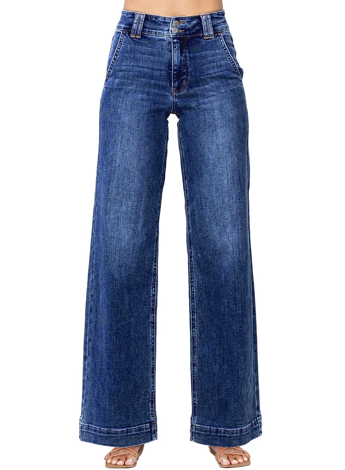 Photo 1 of ***STOCK IMAGE FOR SAMPLE*** Old Navy Wide Leg Jeans for Women, Size 14 SLIM