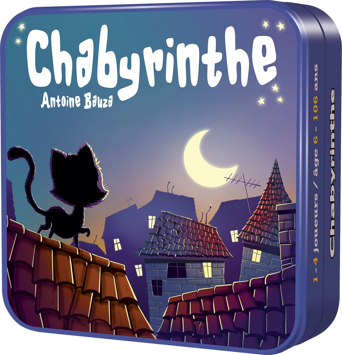 Asmodee - Chabyrinthe - Family Board Game for Kids from 6 years old - Card Game - Thinking & Tactical - Find out the Maze - 1 to 4 players - 30 min - In French
