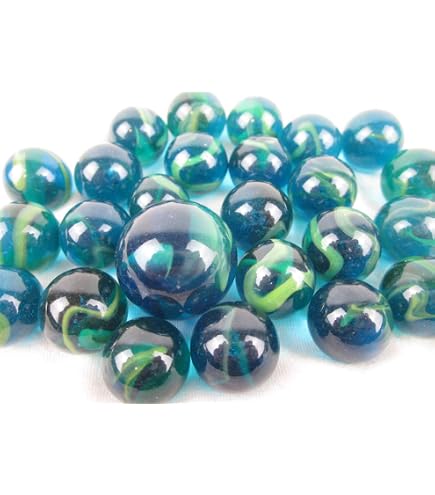 Amazon.com: Mega Marbles Replacement Game (30 Piece), Blue, 14mm