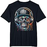 Dripping Paint Skull | Men Women XS - 6XL | Graphic T-Shirt