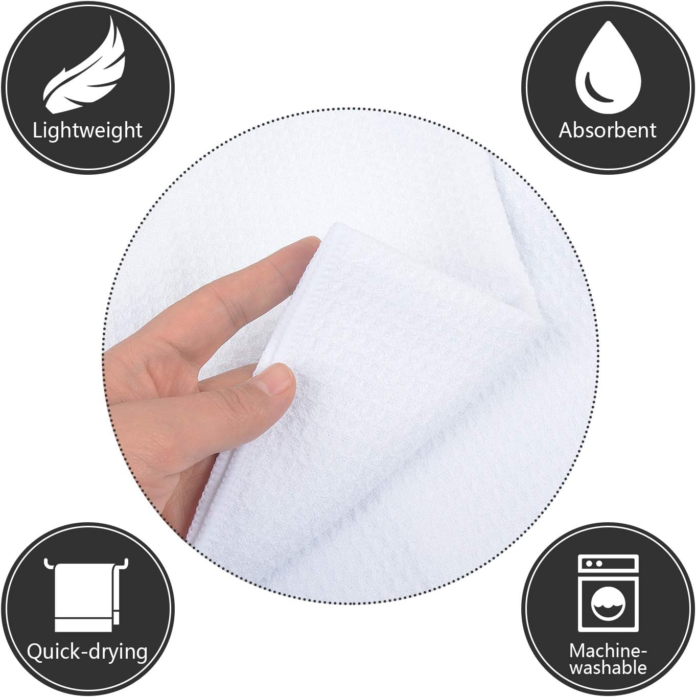 KinHwa Microfibre Workout Towel for Men Women Fast Drying Sweat Towel for Gym Lightweight Sport Fitness Exercise Towels 3 Pack 16Inch x 31Inch - Image 3