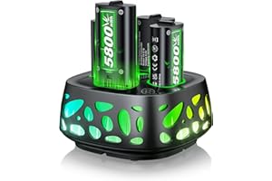 Xbox Controller Battery Pack,Rechargeable Battery Pack for Xbox One/Series X|S with 4 X 5800mWh Xbox Series X Controller Batt