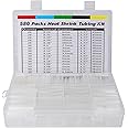 ASHINER Clear Heat Shrink Tubing Kit - 580Pcs EVA Material in 11 Sizes - Ideal for Electrical Insulation, Repairs, and Wire C