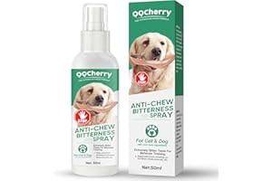 QQCHERRY Bitter Apple Spray for Dogs to Stop Chewing, No Chew Spray for Dogs, Pet Corrector Spray, Pet Behavior Corrector, Alcohol Free/Non-Toxic/No Sting & No Smell - Indoor & Outdoor Safe