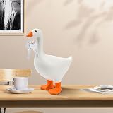 Pipihome 3D Creative Duck Key Ring Magnetic Goose Keyring Mini Tool Holder view 7