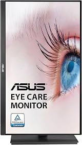 ASUS VA24EQSB 23.8" Full HD IPS 75Hz Adaptive-Sync Eye Care Monitor DisplayPort view 3