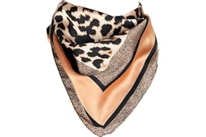 EIysee 27.5 Inches Satin Head Scarf -Hair Scarf Silk Head Scarf Silk Bandana Silk Hair Wrap Neck Scarf for Women Men