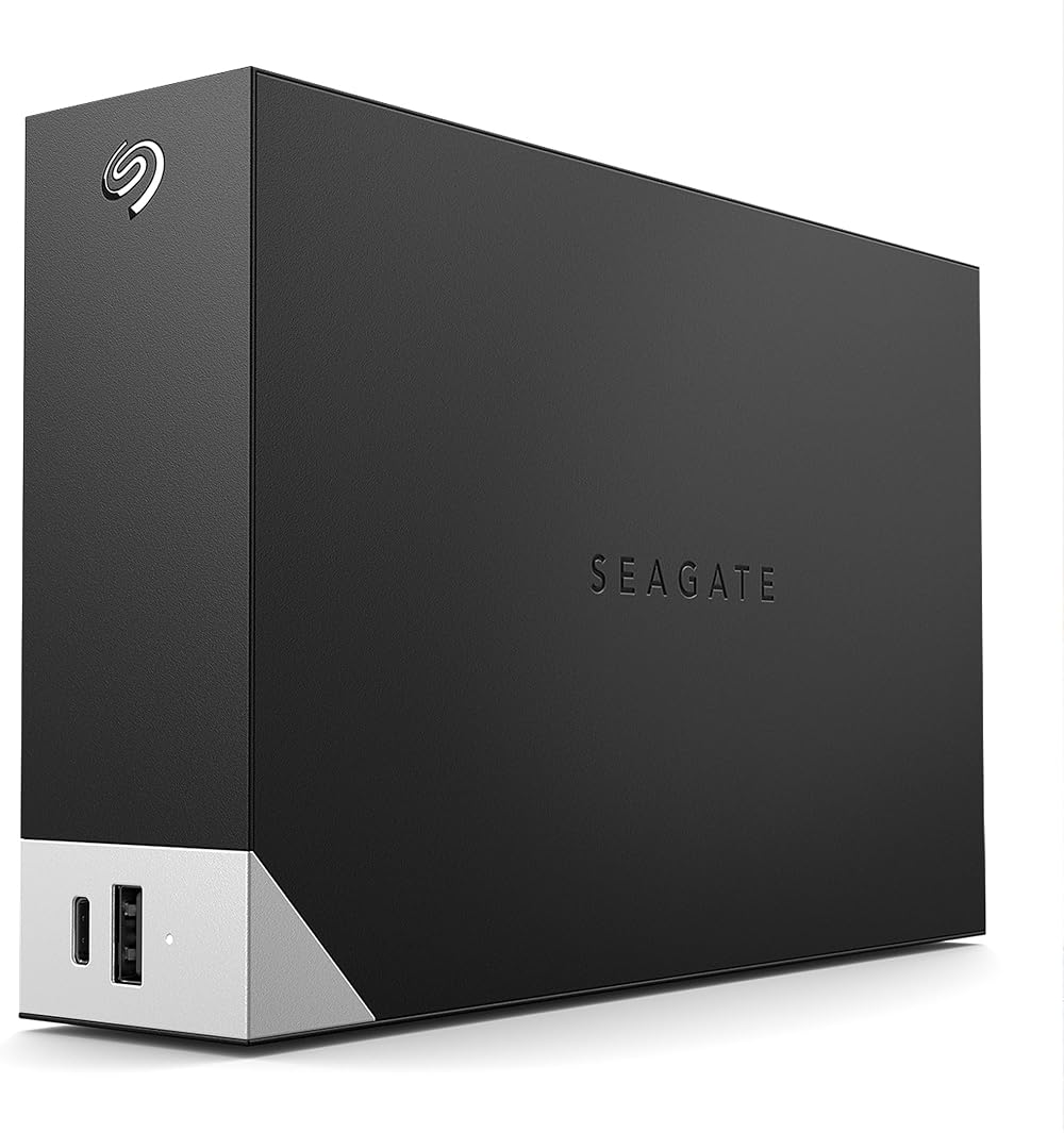 Seagate One Touch Hub 8TB External HDD USB-C USB 3.0 Desktop PC Mac
