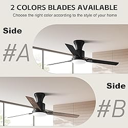 52 Inch Ceiling Fan with Remote & APP Control, LED