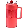Stanley Quencher ProTour Flip Straw Tumbler with Leakproof Lid 64 oz | Built-In Straw and Handle | Large Capacity for Travel & Sports | Insulated Stainless Steel Cup | BPA-Free | Hot Coral Fade