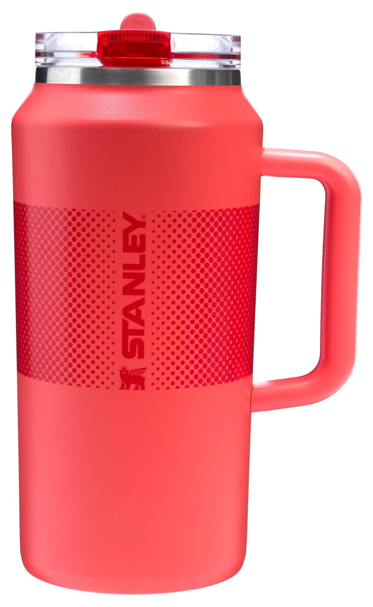 Stanley Quencher ProTour Flip Straw Tumbler with Leakproof Lid 64 oz | Built-In Straw and Handle | Large Capacity for Travel & Sports | Insulated Stainless Steel Cup | BPA-Free | Hot Coral Fade Image Stanley Quencher ProTour Flip Straw Tumbler with Leakproof Lid 64 oz | Built-In Straw and Handle | Large Capacity for Travel & Sports | Insulated Stainless Steel Cup | BPA-Free | Hot Coral Fade Image