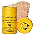 Brush On Block SPF 30 Mineral Powder Sunscreen Refill New Formula, With Niacinamide, Hyaluronic Acid, & Vitamin C, Broad Spec