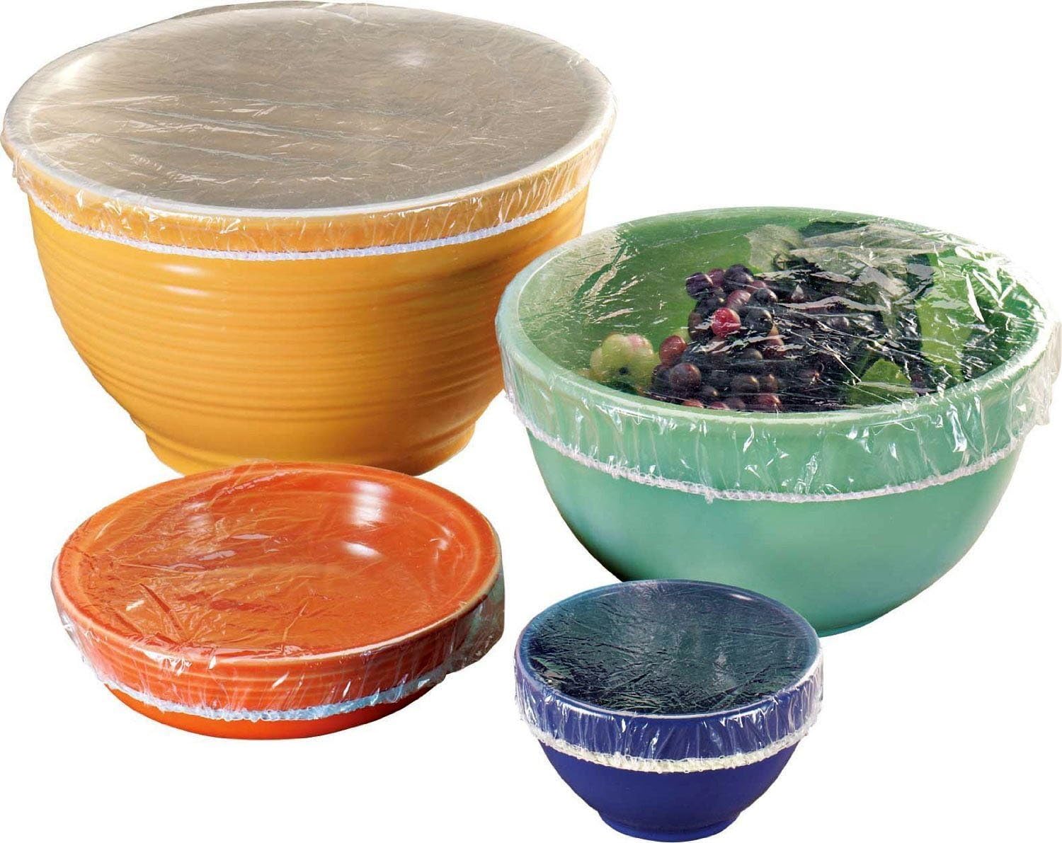 Jumbl Stretchable, Reusable, Plastic Bowl Covers. Ideal For