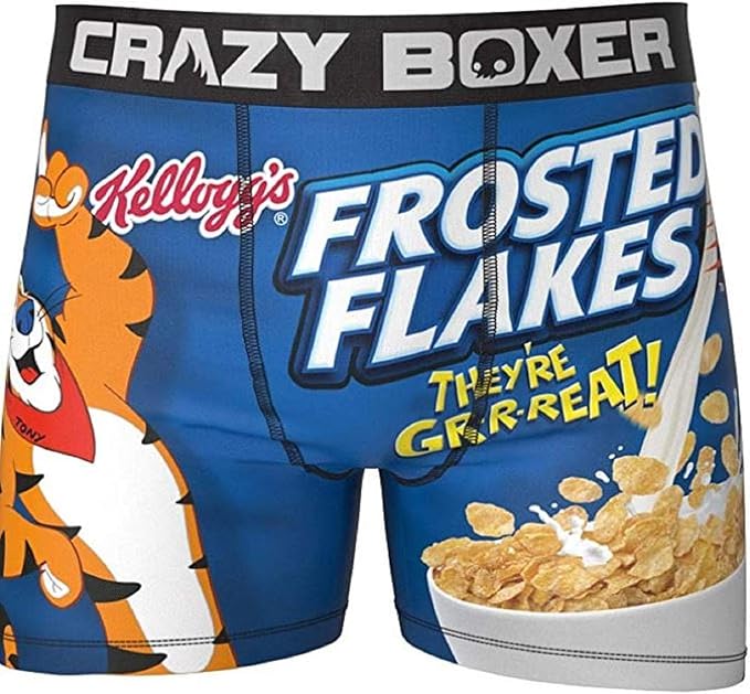 Frosted Flakes Men's Underwear Boxer Briefs with Cereal Box Amazon.ca