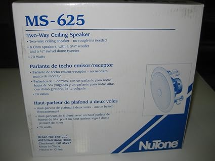 nutone ceiling speakers