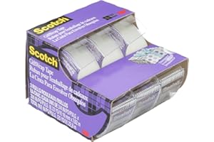 Scotch Tape Gift Wrap Tape, 19mm Wide X 7.62m, 3 Rolls in Dispensers
