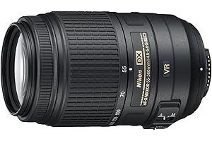 Nikon AF-S DX NIKKOR 55-300mm f/4.5-5.6G ED Vibration Reduction Zoom Lens with Auto Focus for Nikon DSLR Cameras