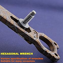 Twosun Titanium Pry Bar EDC Pry Tool Bottle Opener