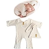 CUTEBBPHOTO Newborn Baby Photography Bodysuits Outfits Boy Girl Infant Photo Crochet Romper Outfit