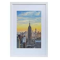 Frame Amo 16x24 White Picture Frame with 11.5x17.5