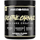Creatine Carnage by Anabolic Warfare – Creatine Powder to Help Build Lean Muscle and Aid Endurance & Stamina (Natural Flavor 