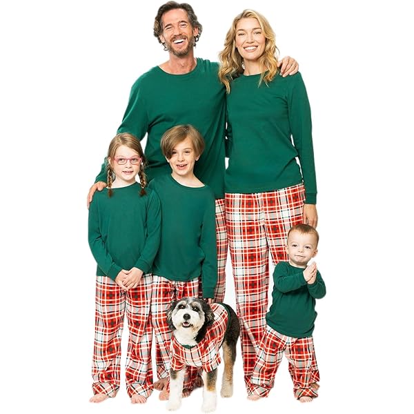Pijamas Navideñas Familiares Conjunto De Pijamas De La Familia De
