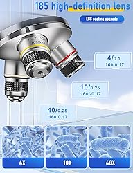 Binocular Compound Microscope 40X-2000X, Research