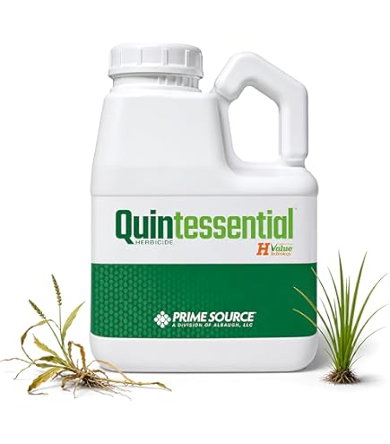Amazon.com : Quintessential Herbicide (64 oz.) Quinclorac 1.5 L Improved  Formulation, H-Value Technology, Liquid Crabgrass Killer - 64 oz. : Patio,  Lawn & Garden
