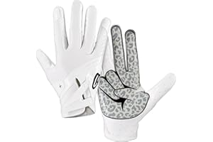Grip Boost Football Gloves Peace Stealth 6.0 Boost Plus Technology Men's Receiver Gloves - Adult and Youth Sizes