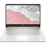 HP 2022 Premium 14-inch HD Thin and Light Laptop, Intel Quad-Core Processor, 8GB RAM, 64GB Storage, Long Battery Life, Webcam