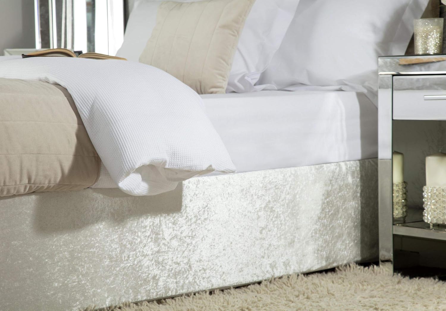 Belledorm Divan Base Wrap Transforms a drab looking bed base