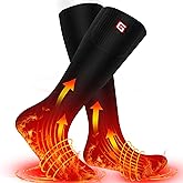 SVPRO Electric Heated Socks Men Women Rechargeable Heating Socks Washable Battery Thermal Foot Warmer Socks Winter Warm Socks