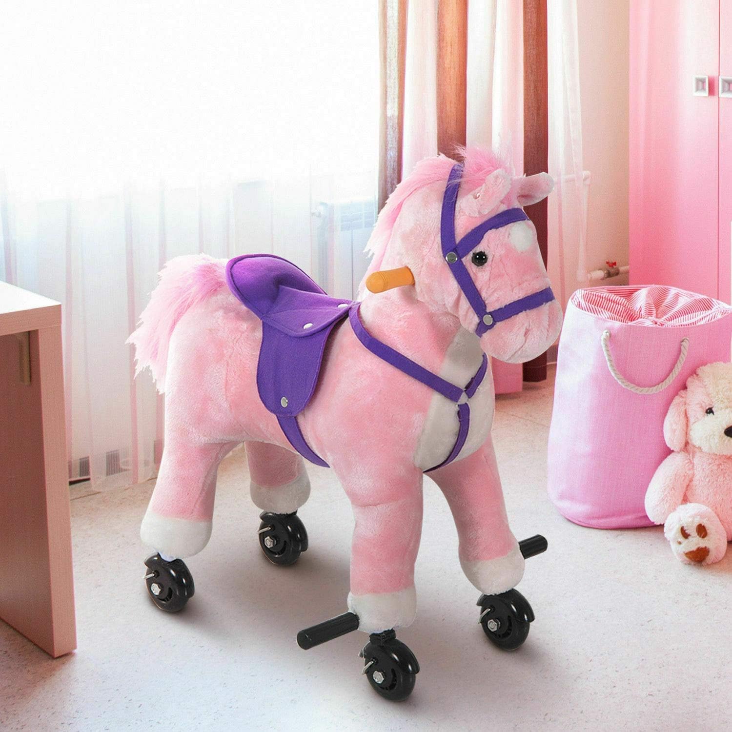 toy horse that walks and neighs
