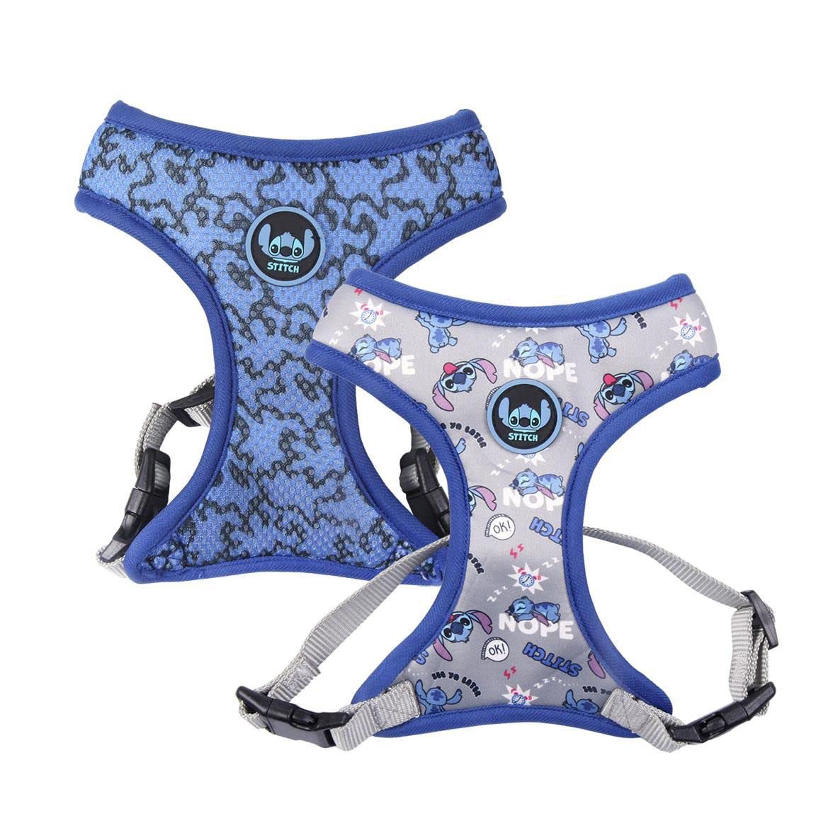 CERDÁ LIFE'S LITTLE MOMENTS - For Fan Pets | Stitch M-L Dog Harness - Official Disney License