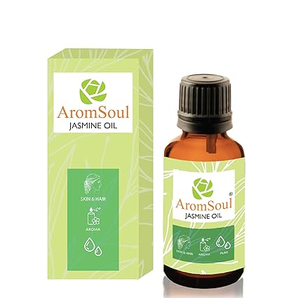 AromSoul 100% Natural and Pure Therapeutic Grade Jasmine Essential Oil - 30ml