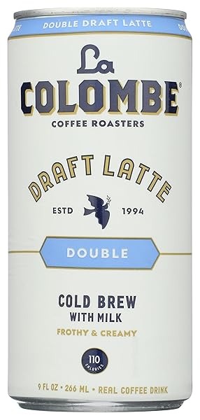 LA COLOMBE DRAFT LATTE – 9 FL OZ – COLD-PRESSED ESPRESSO AND FROTHED MILK – MADE WITH REAL INGREDIENTS – GRAB AND GO COFFEE