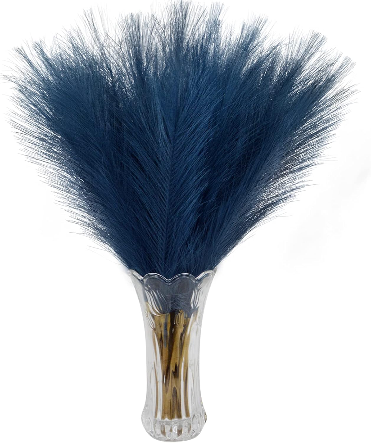 Dried & Preserved Flora - 12 PCS Faux Pampas Grass Decor 18