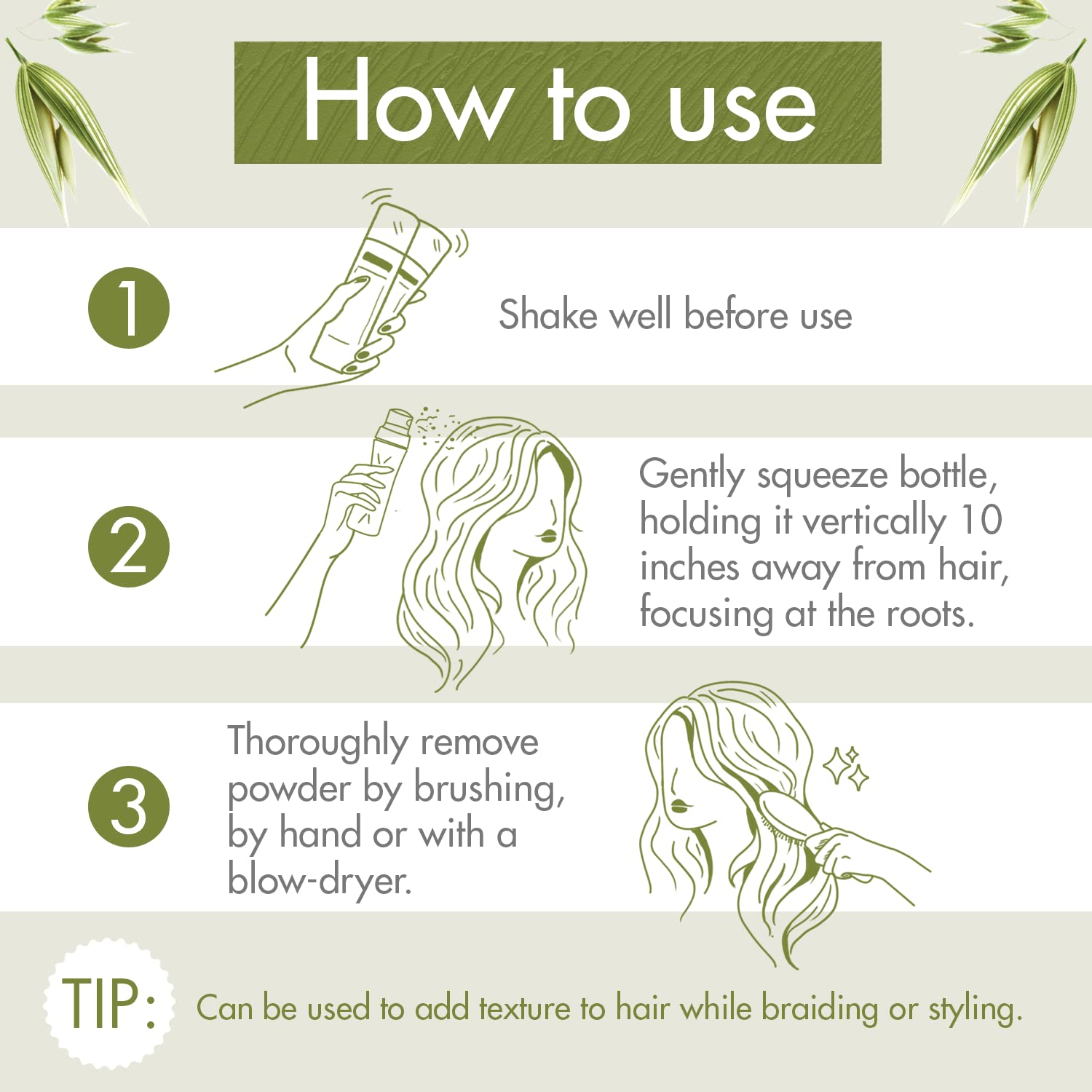 Klorane Ultra Gentle Dry Shampoo with Oat+ - Gentle Formula - Instantly Revives Hair and Eliminates Odor, Dirt, and Oils - Hypoallergenic & Vegan - Paraben & Sulfate-Free