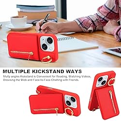 Jcxtrombulous Crossbody Wallet Case for iPhone 15