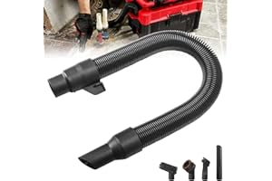 FANCYTARK 14-37-0105 18v/28v Wet/Dry Vac Hose Assembly for Milwaukee M18 Vacuum 0880-20 0970-20 w/Attachments Adapter Kit (Internal Storage)