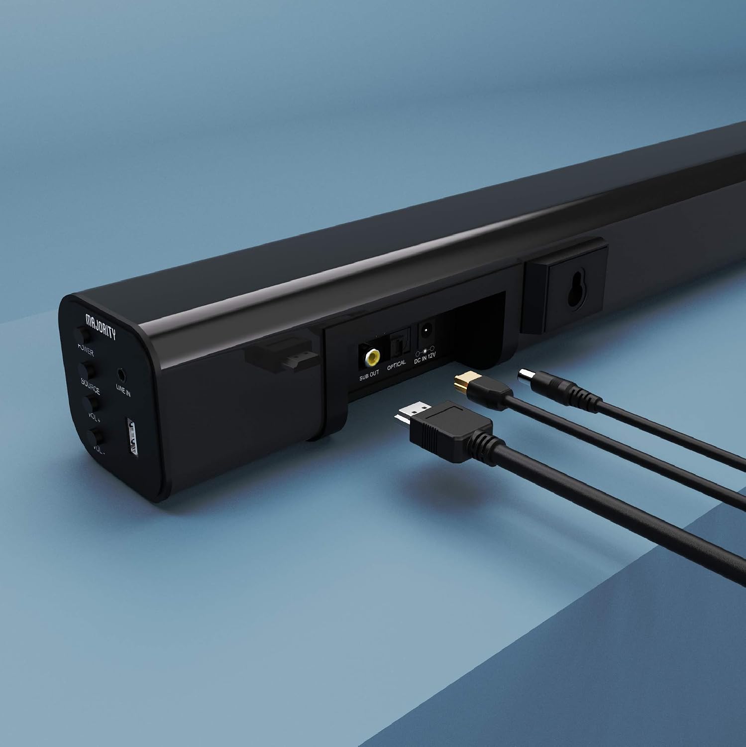 MAJORITY Home Cinema Soundbar for TV with Subwoofer I 3D Theater Surround Sound System with 150W and 2.1 Channel Speakers I Bluetooth - Image 5