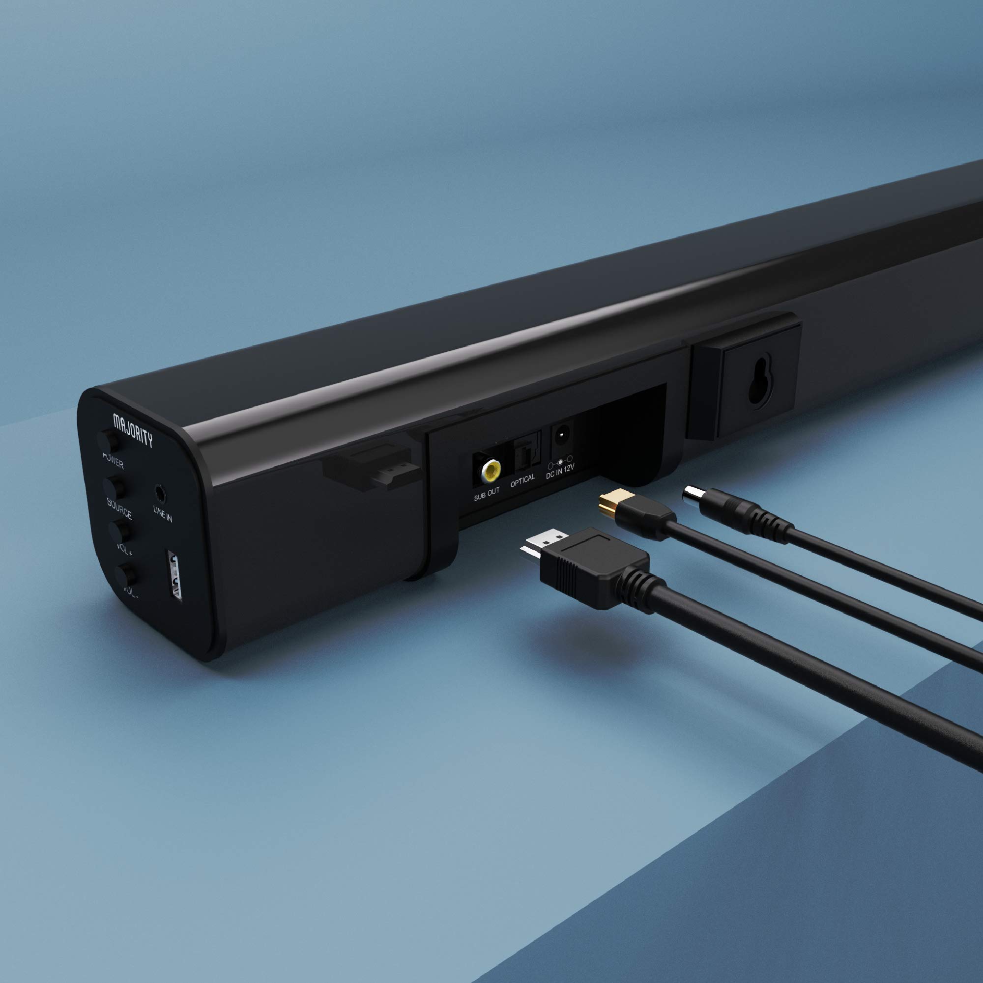 Mua Majority K2 Bluetooth Sound Bar with Wireless Subwoofer, Home Audio