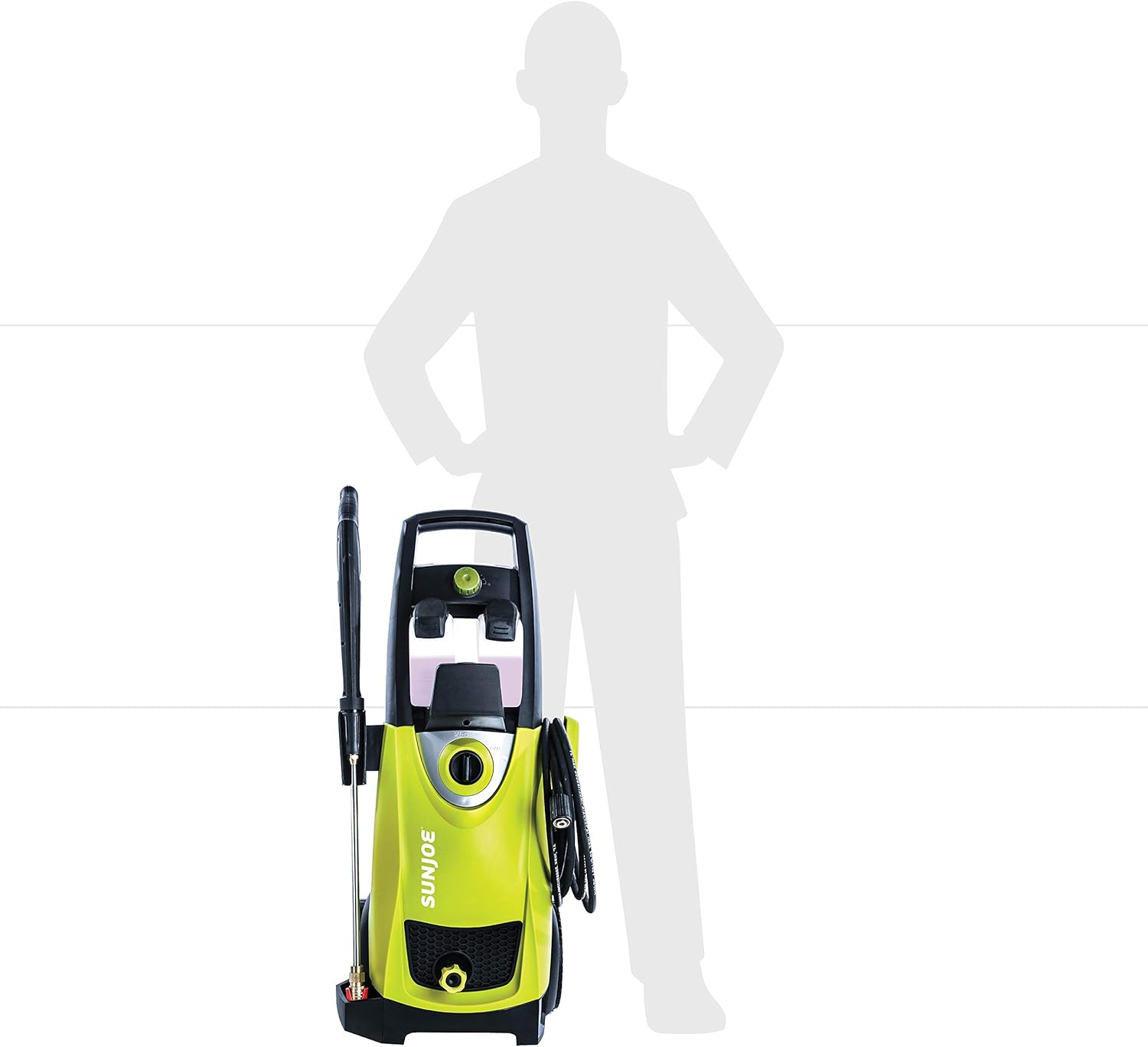 Sun Joe SPX3000 2030 Max PSI 1.76 GPM 14.5-Amp Electric High Pressure Washer, Cleans Cars/Fences/Patios : Garden & Outdoor