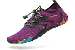 Mishansha Water Shoes for Women Men Barefoot Beach Shoe Quick Dry Aqua Swim Socks for Surfing Yoga Size 4.5-15 Women/3-13.5 Men