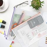 Umriox A4 Plastic Zip Folders 24 Pcs Mesh Document Wallets Waterproof 34x24cm view 7
