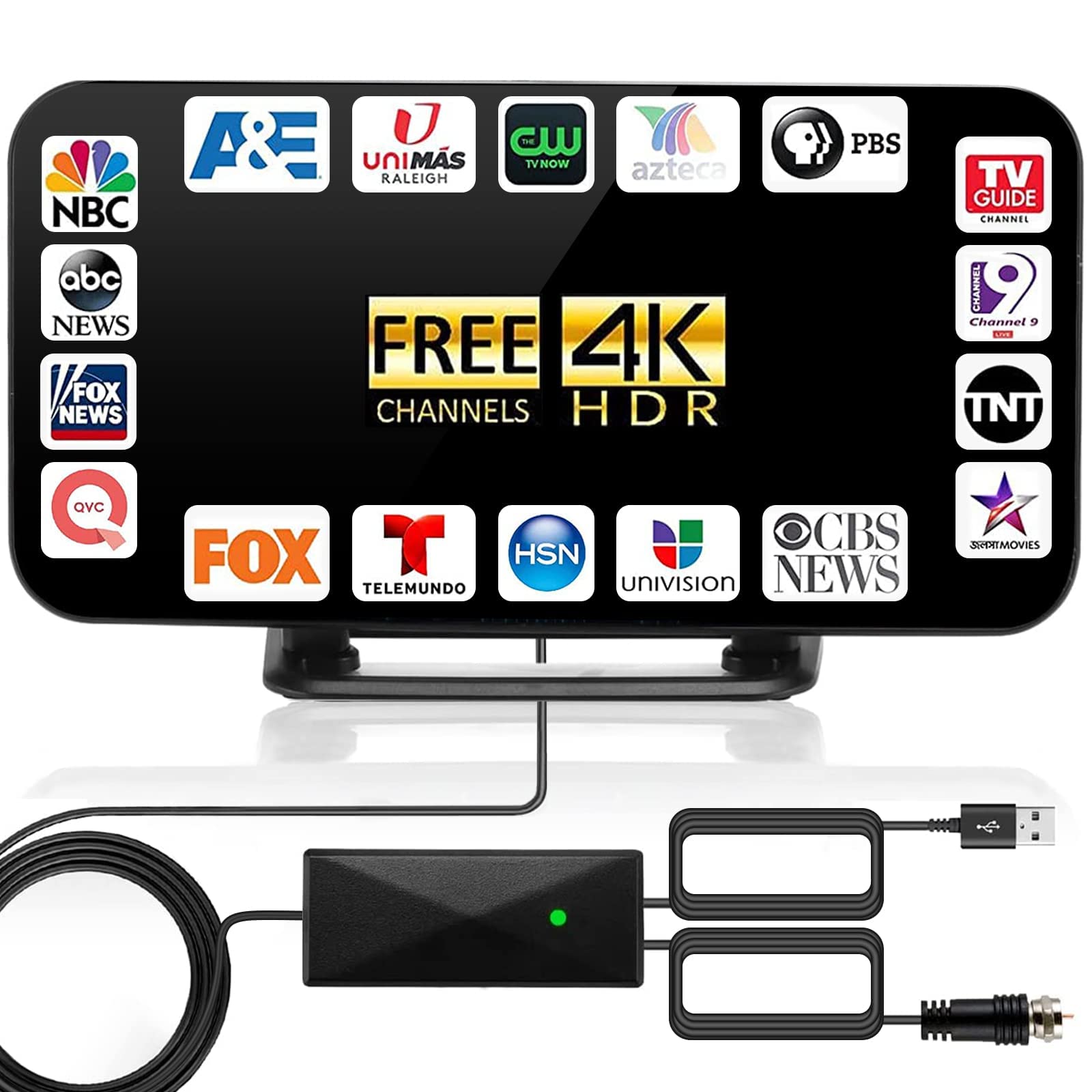 Antenna TV Digital HD Indoor -450 Miles Long Range