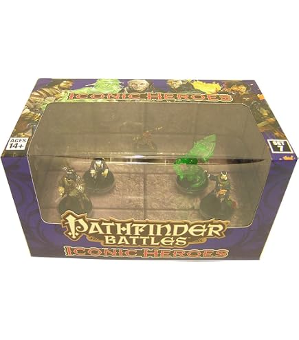 Pathfinder Battles: Return Of The Runelords Miniature Set - 14 Pre-Painted RPG Figures By WizKids