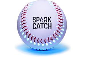 SPARK CATCH Light Up Baseball, Glow in The Dark Baseball, Sports Gear Accessories Gifts for Boys 8 9 10 11 12 13 14 15 Years Old, Kids Teens All Ages Gift Ideas